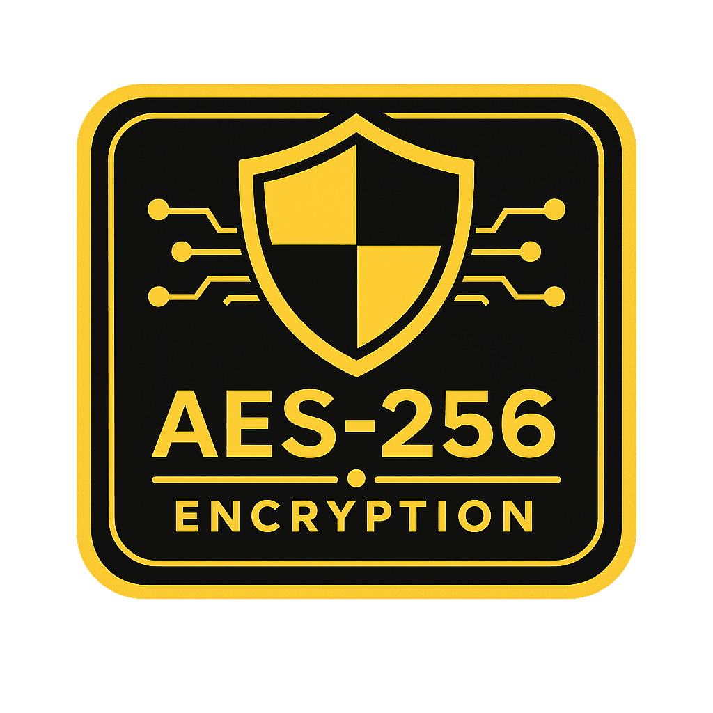 AES-256-GCM application-layer encryption by Plan4Host