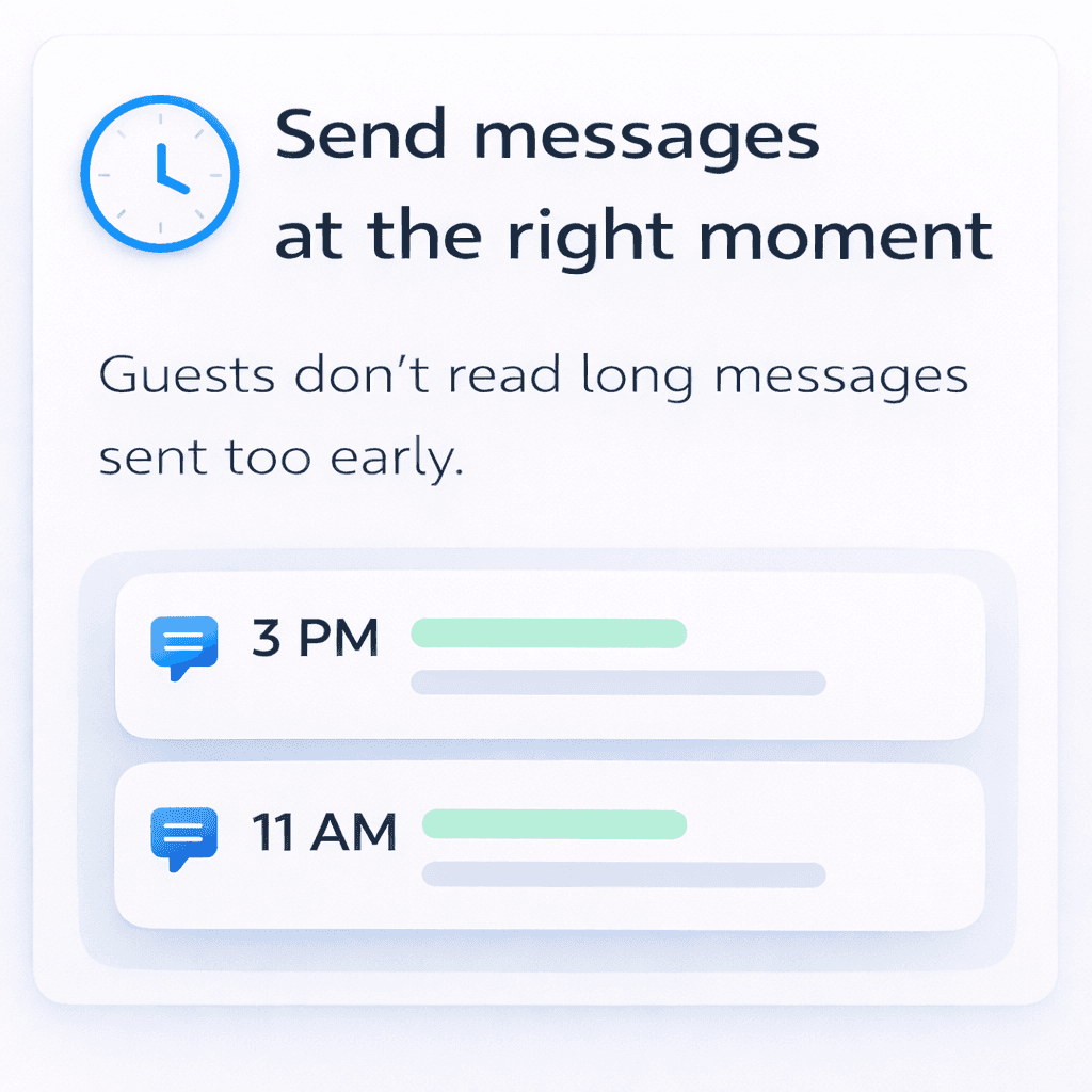 Mesaje trimise la momentul potrivit